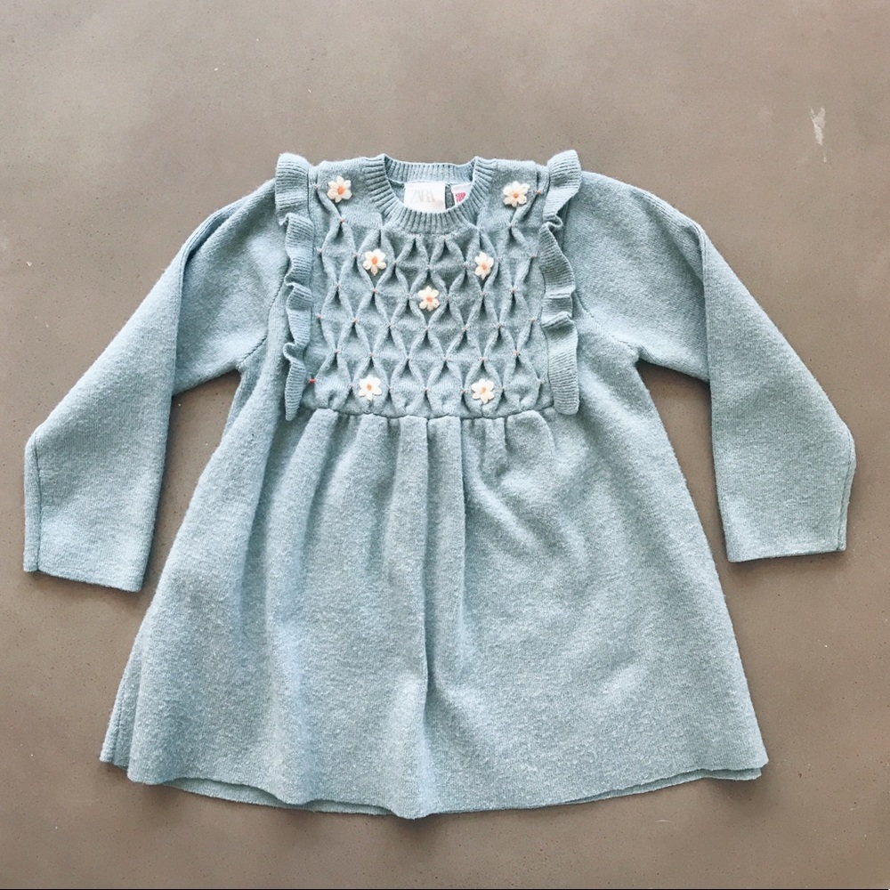 Zara Kids Knit Sweater Blue